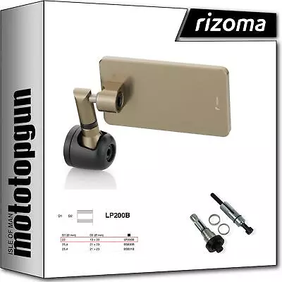 Rizoma Bs211z Mirror End Mount Left Universal Ø22(13>20) Suzuki • $161.49